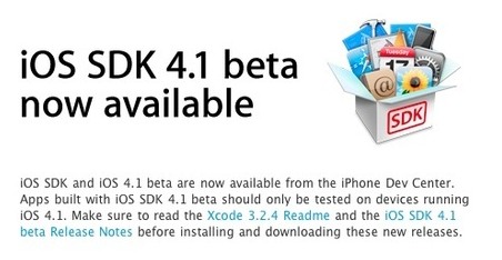ios 4.1 iOS 4.1 исправление ошибок, новый функционал iphone