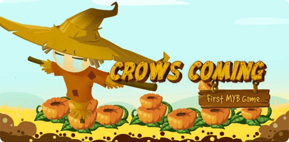 crows coming